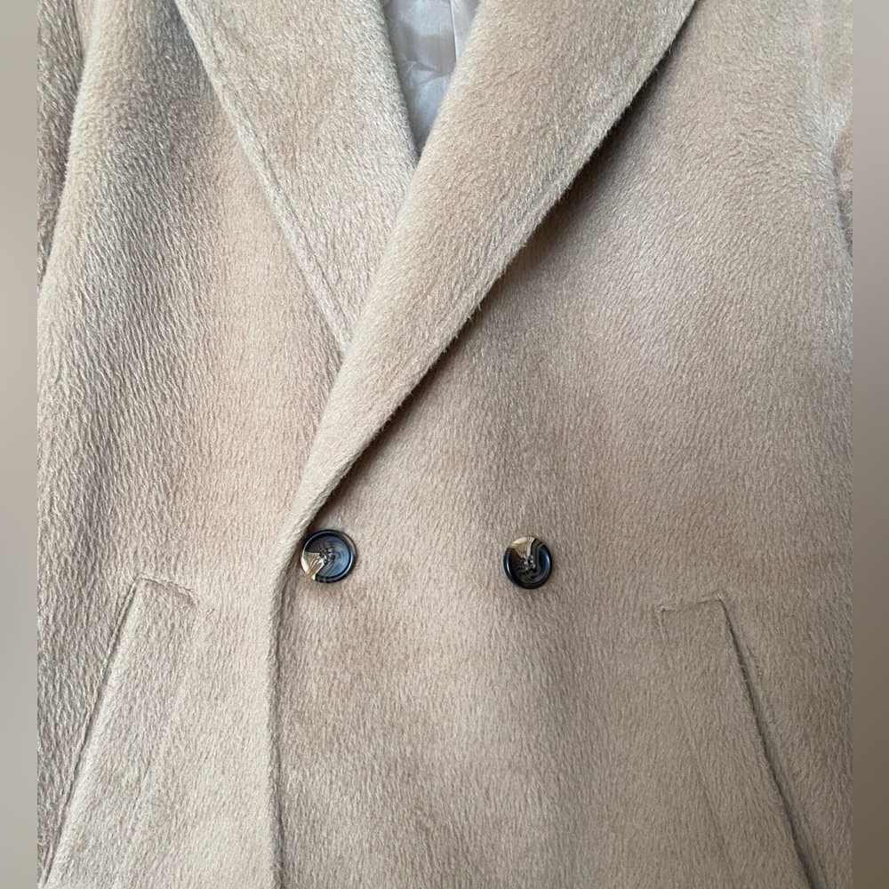 It’s A Long Story Coat In Beige, Size M View 2